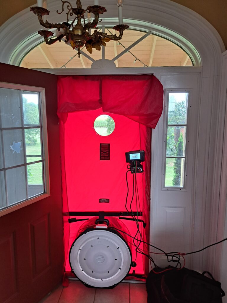 Energy Audit Blower Door Test